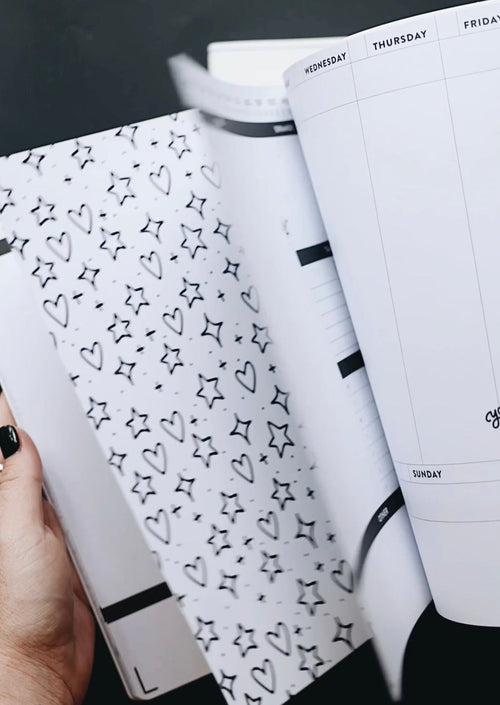 8x10 Undated Planner - Halfsies Edition