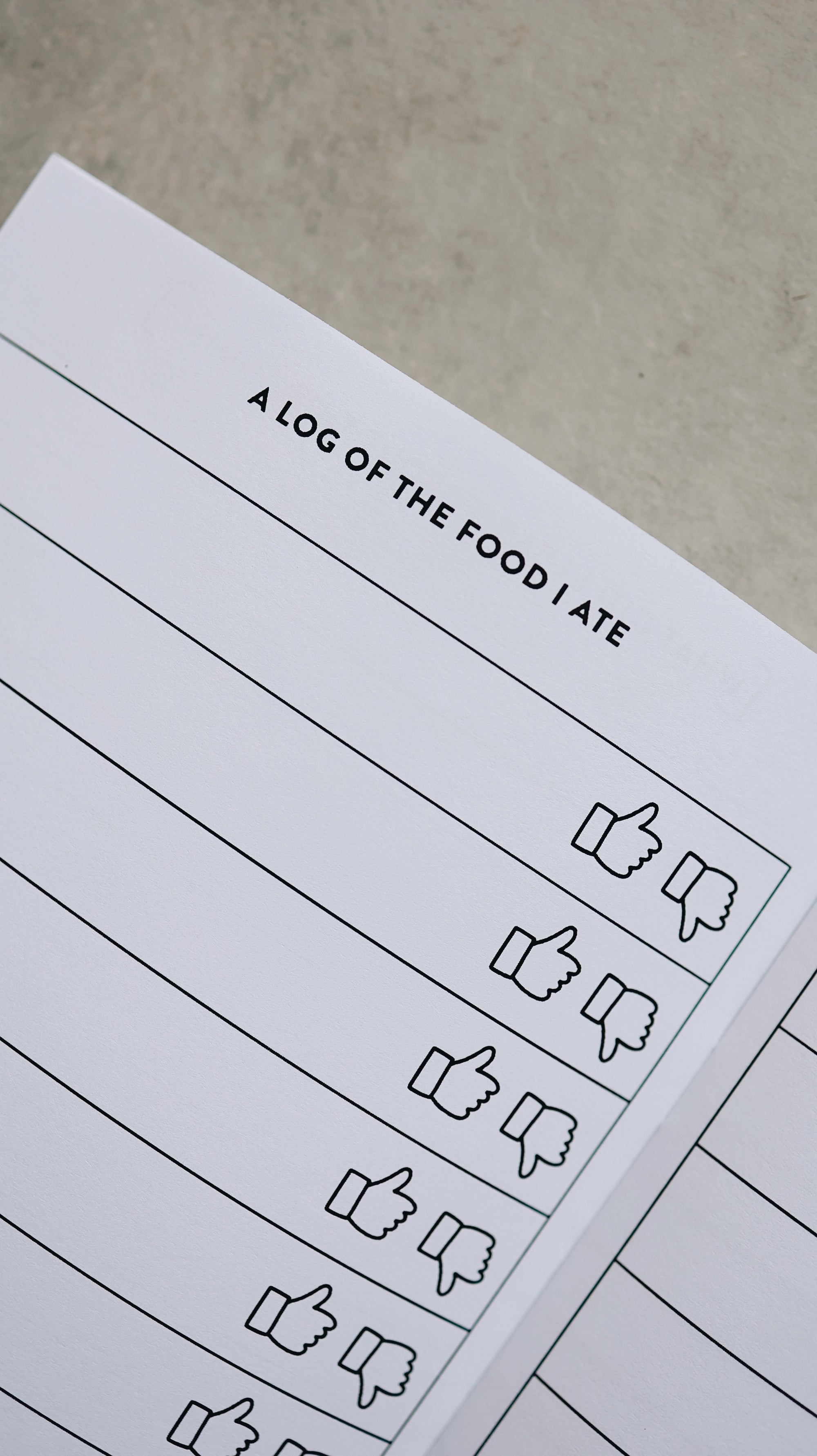 Travel Log Printable