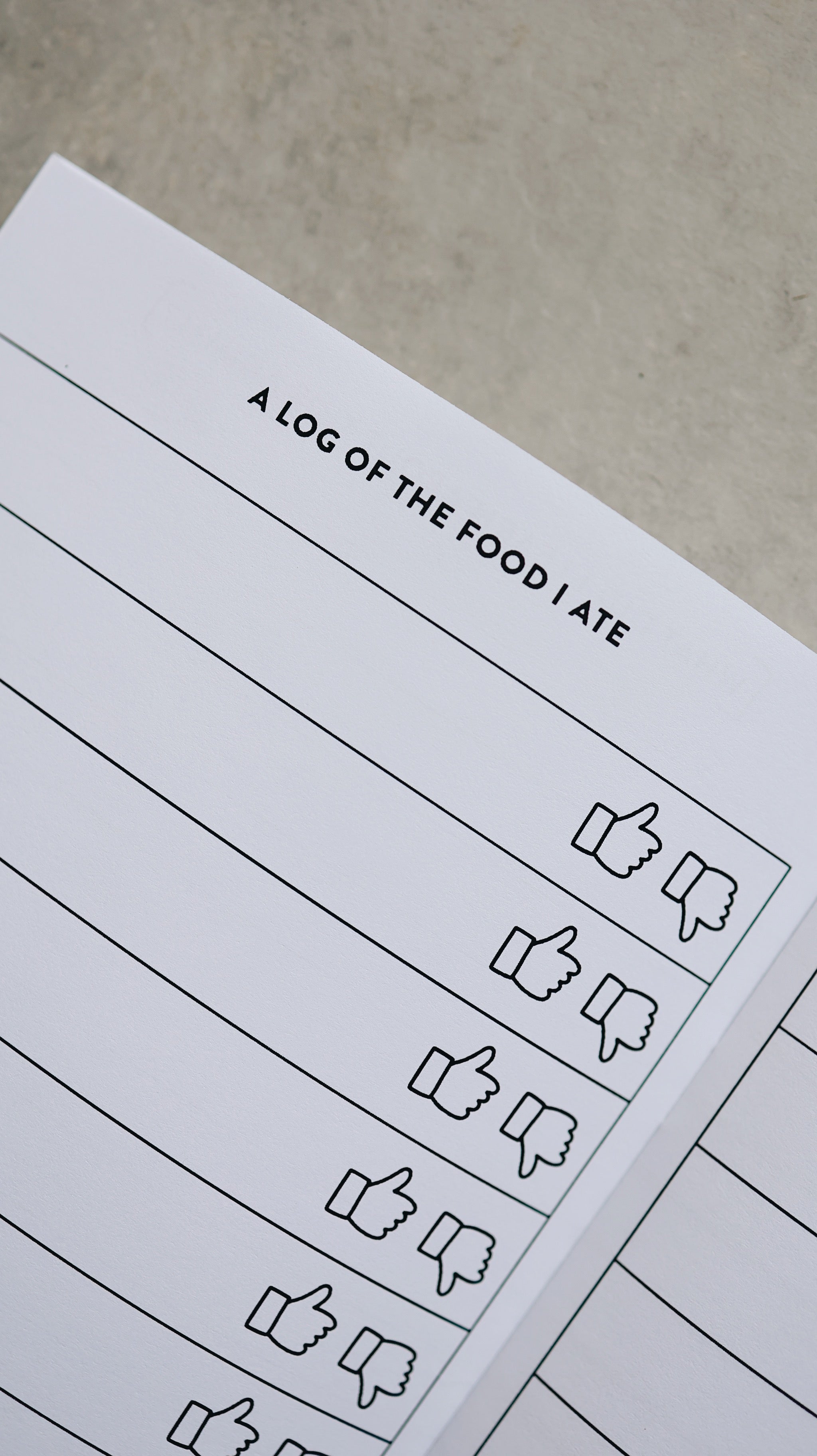 Travel Log Printable