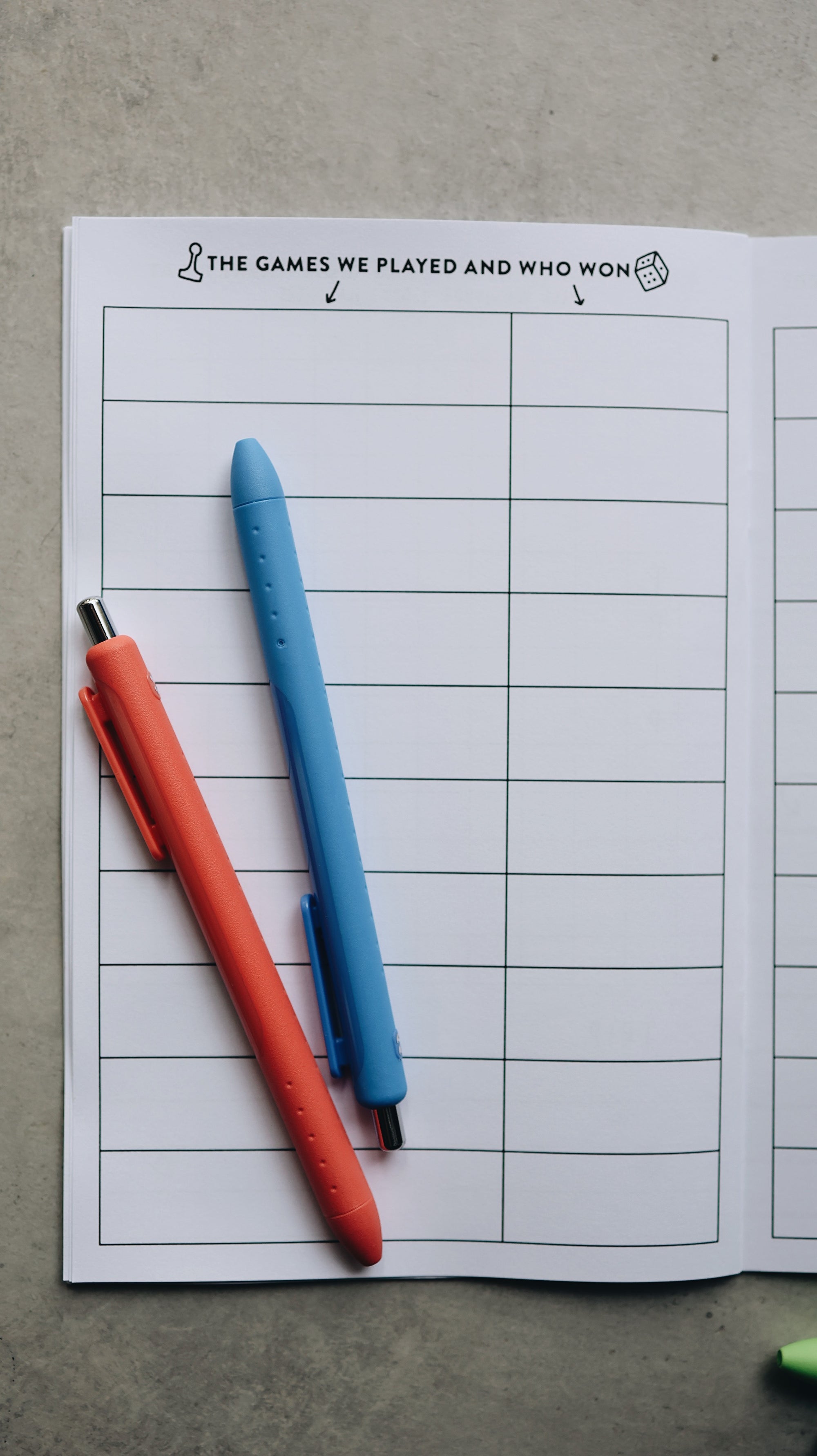 Travel Log Printable
