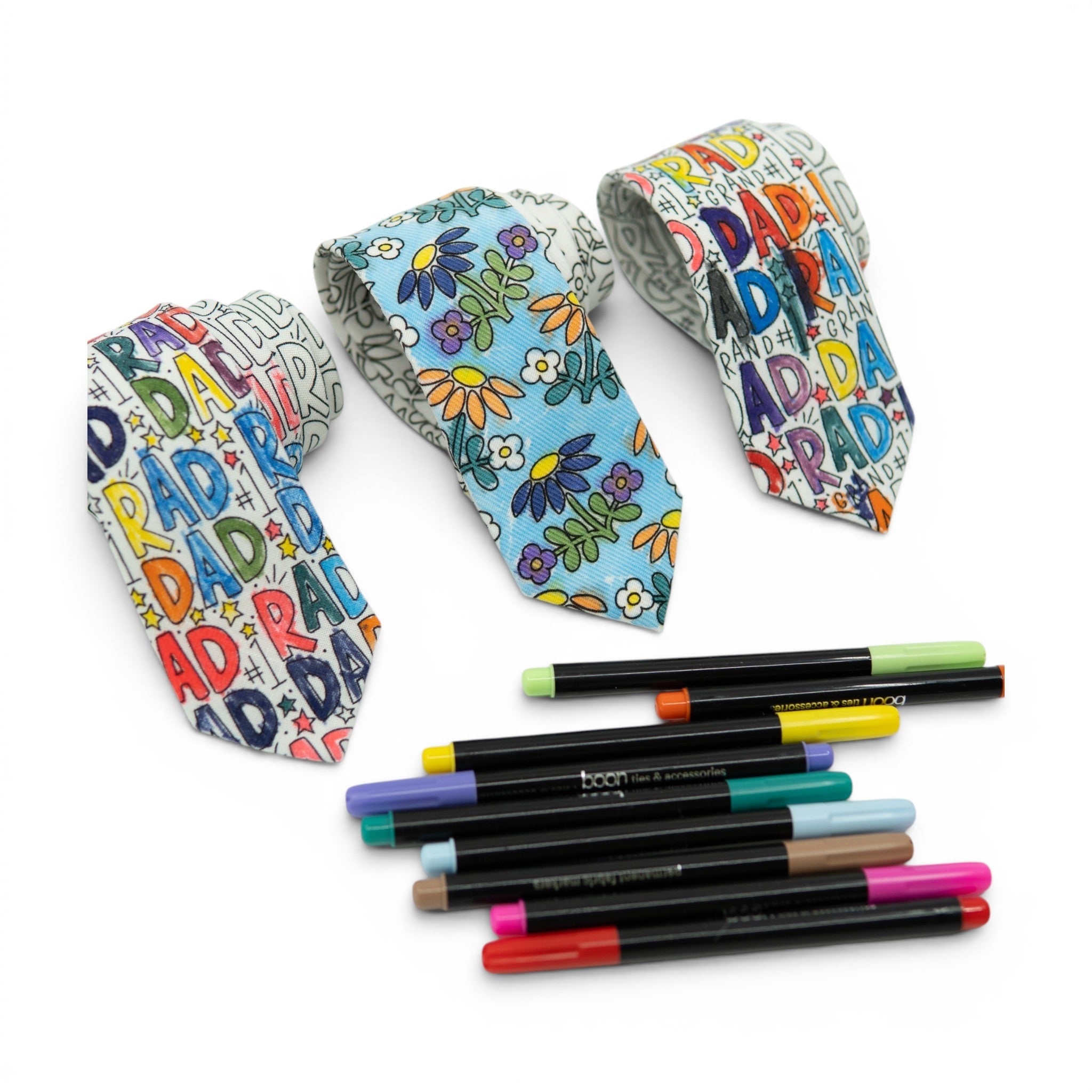 Rad GRAND Dad Coloring Tie