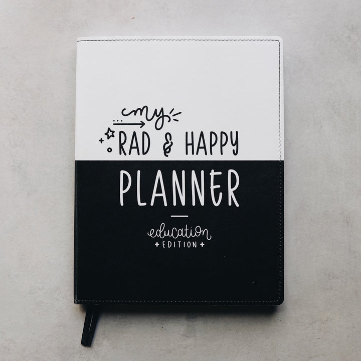 8.5 x 11 Undated Education Planner - Halfsies Edition