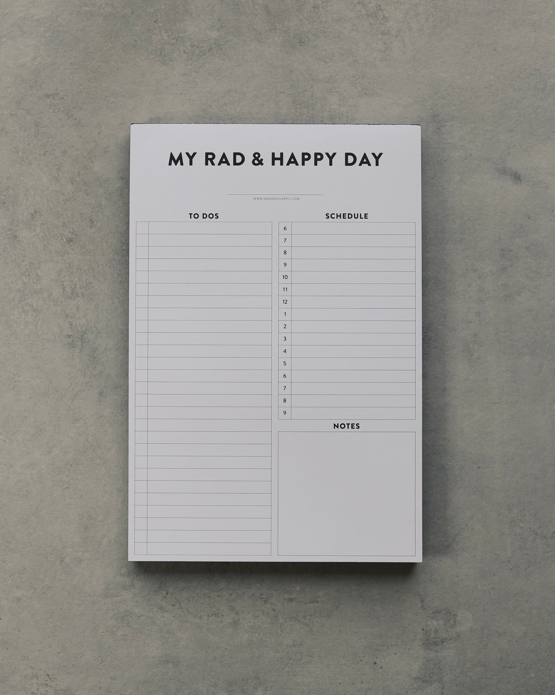 Happy Day Notepad