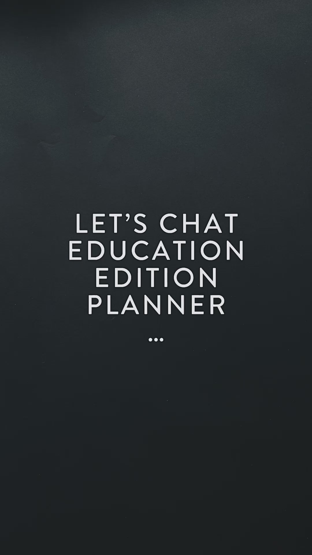 (Scratch & Dent) 8.5 x 11 Undated Education Planner - Halfsies Edition