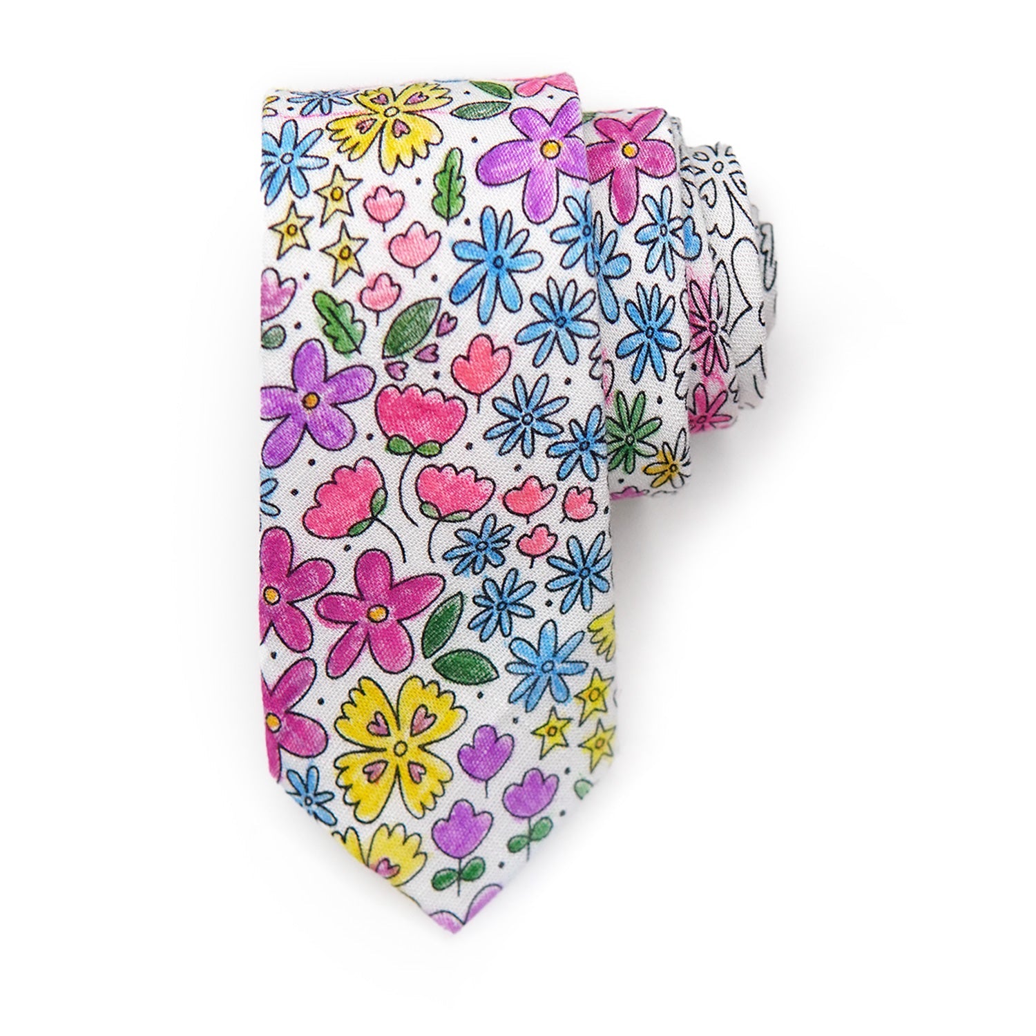 Rad FLORAL Coloring Tie