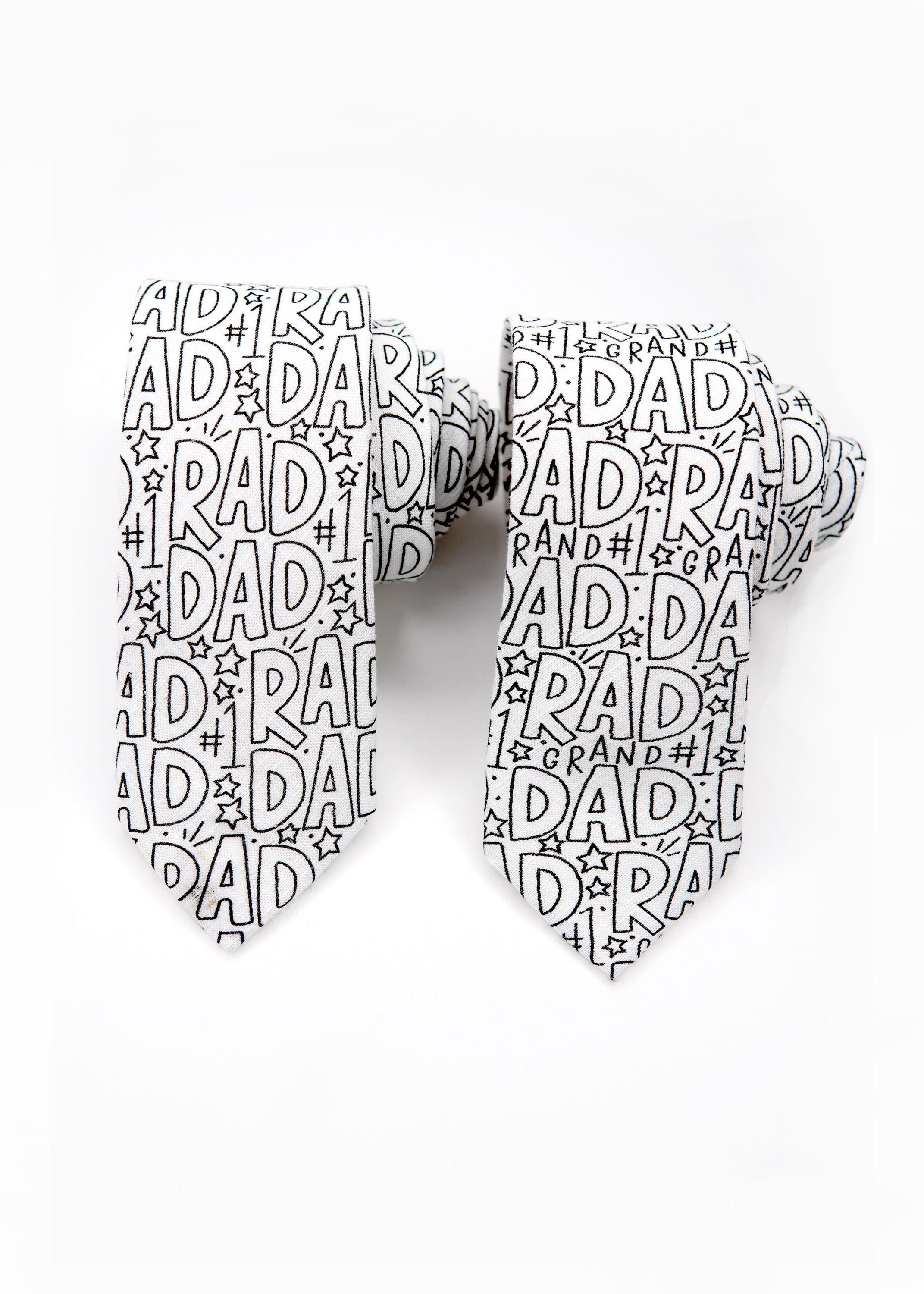 Rad Dad Coloring Tie