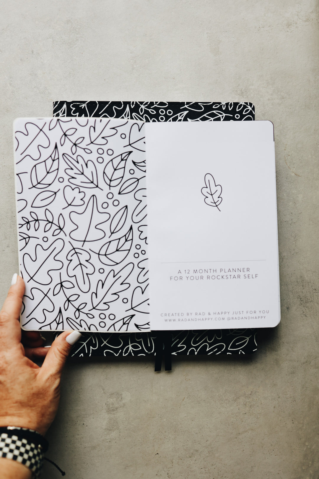 Undated 5x8 Planner (Leaves)