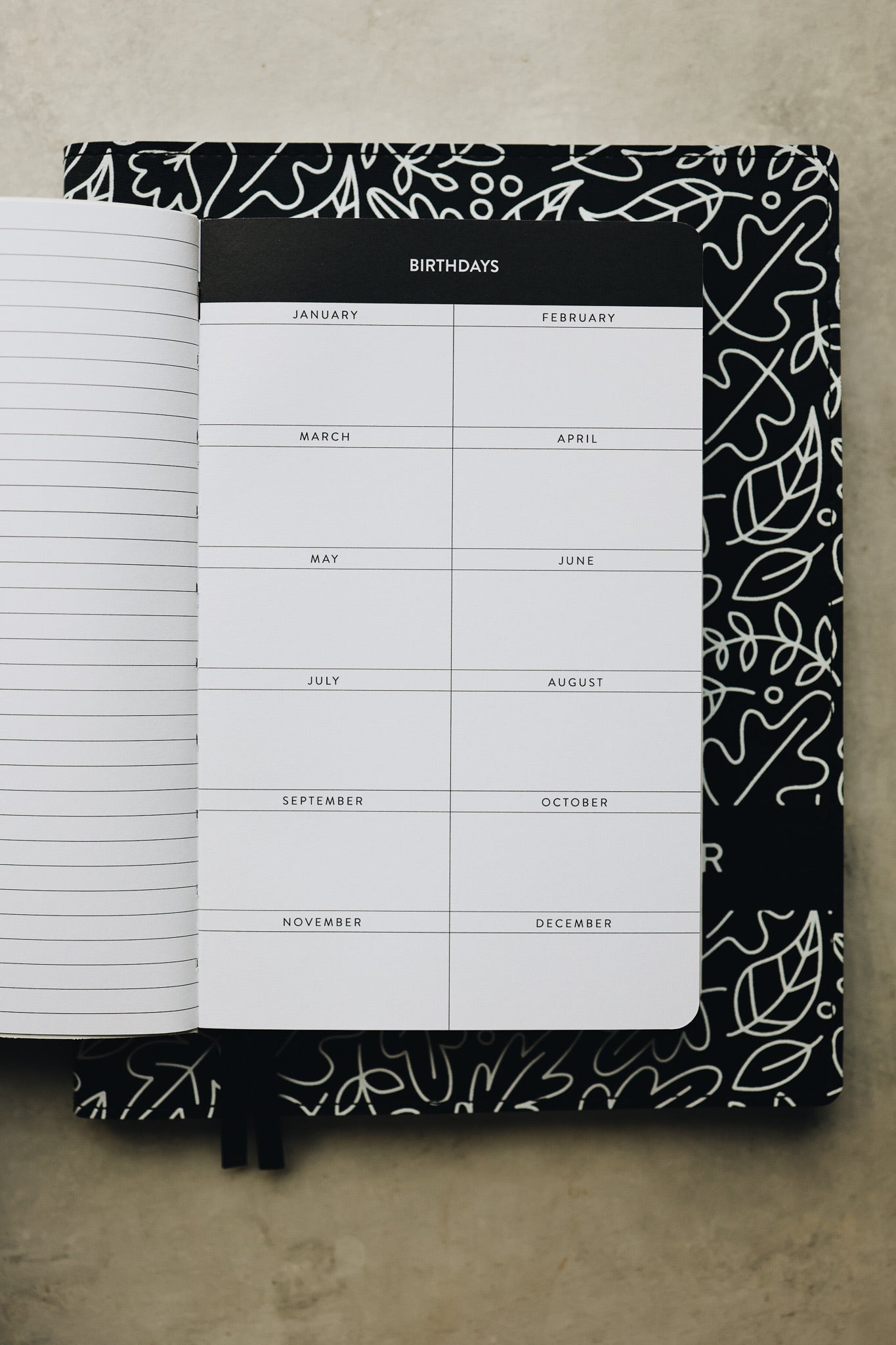 5x8 Undated Planner - Leaves Edition