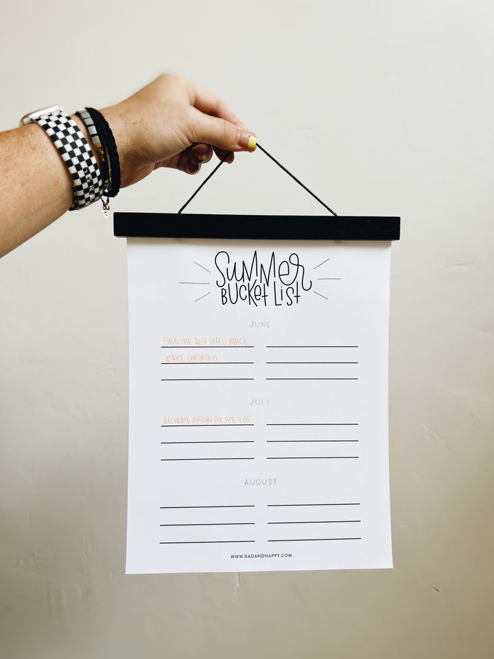 Summer Survival Kit Printable