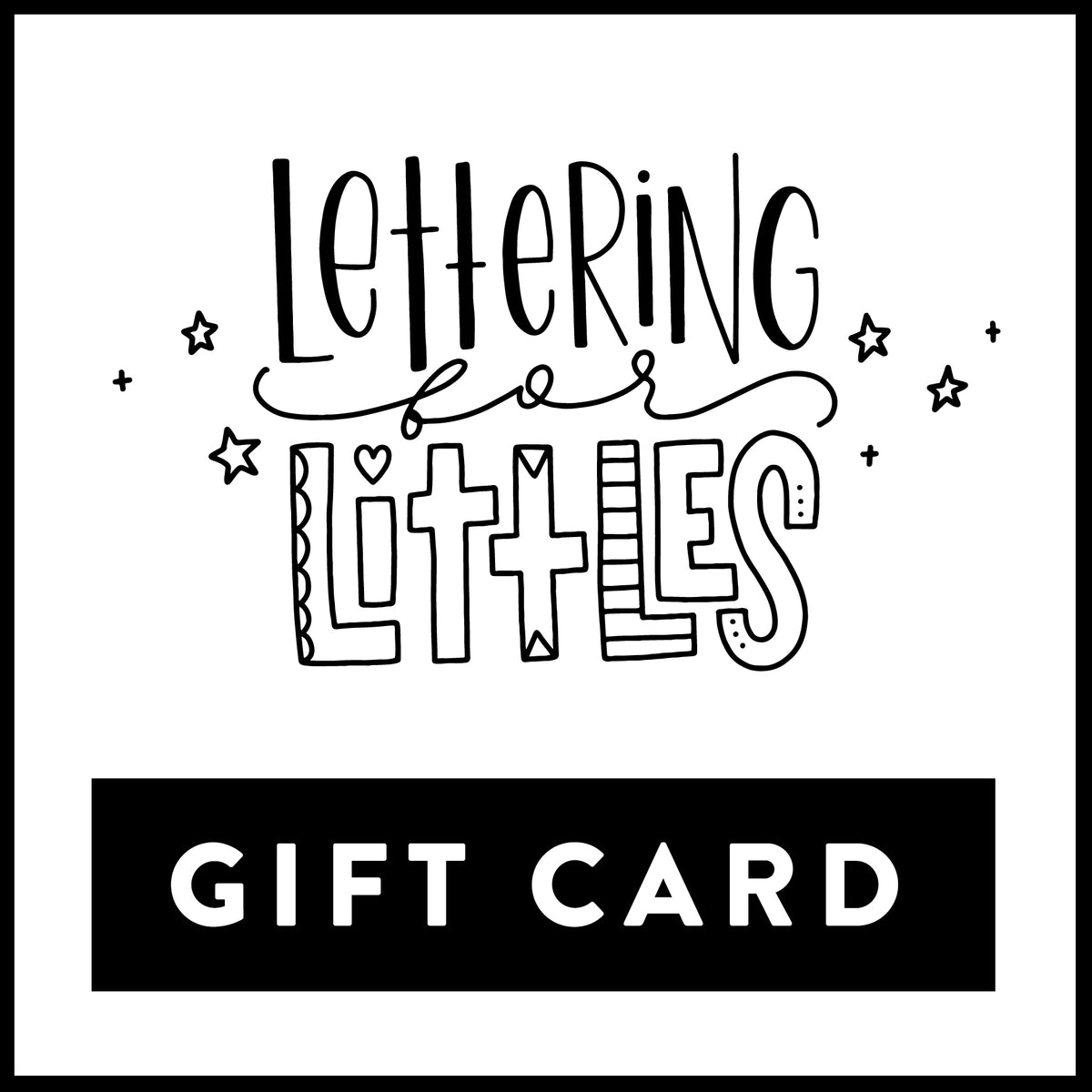 Lettering for Littles Class Gift – Rad & Happy