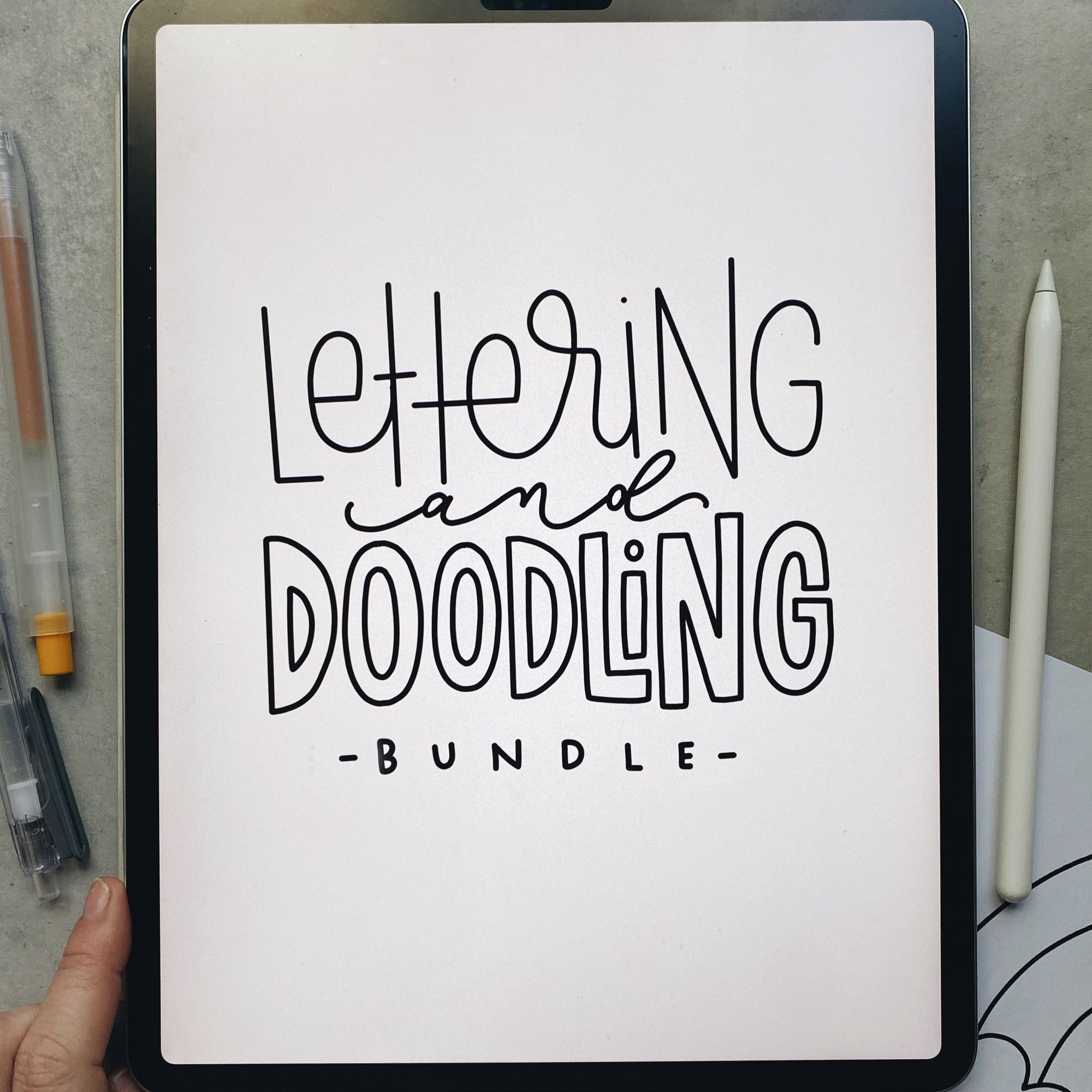 Lettering &amp; Doodling Class Bundle