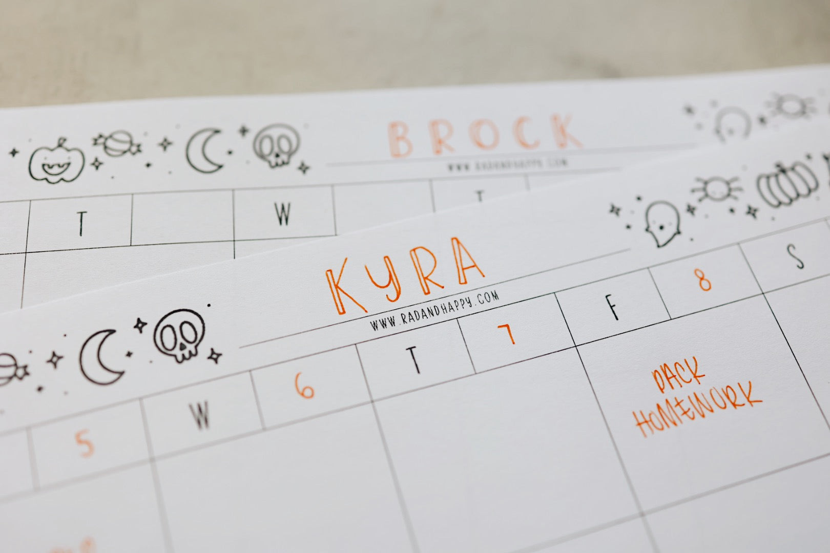 Happy Day Kids Schedule Printable