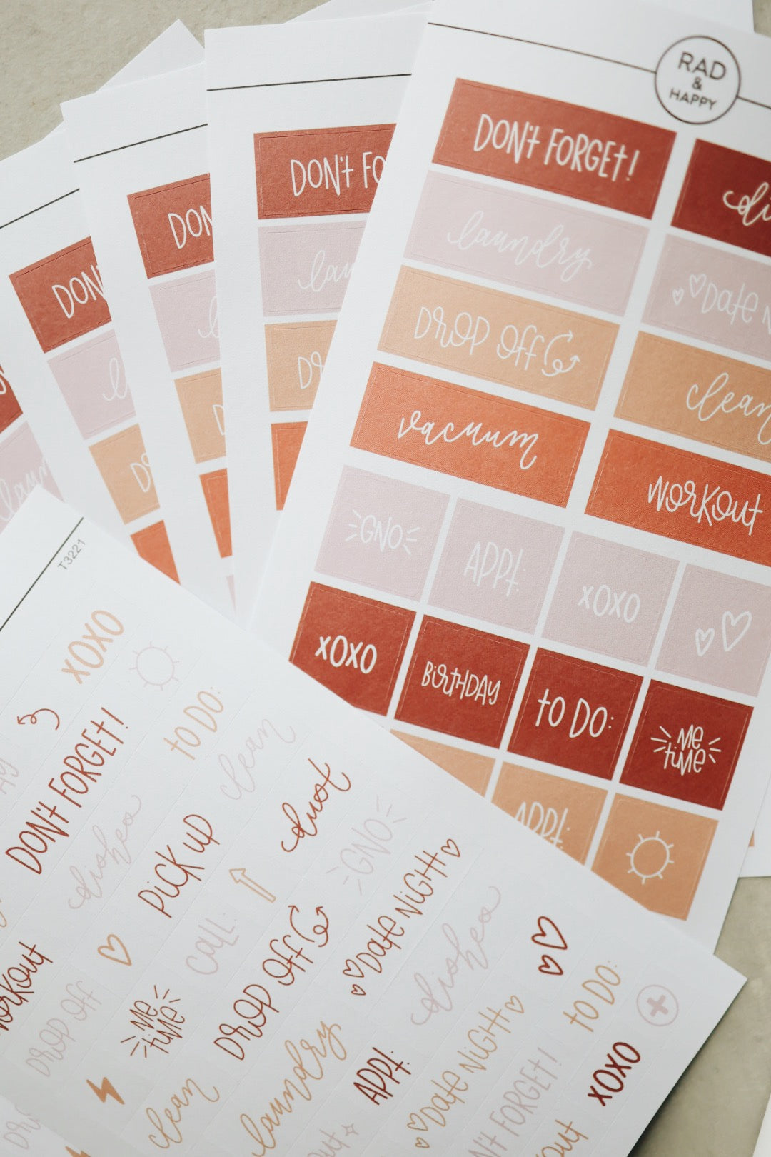 Mom Planner Stickers – Rad & Happy