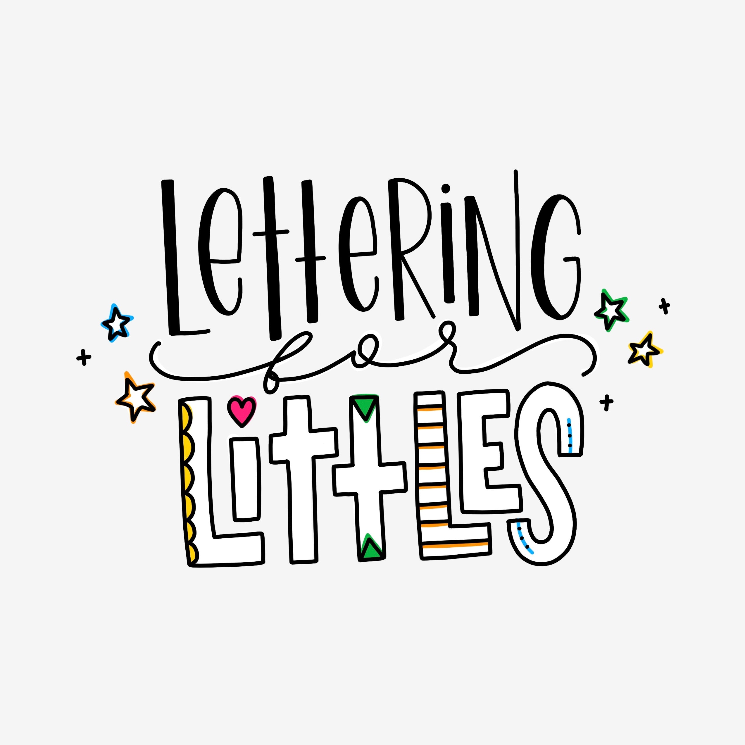 Lettering For Littles Class – Rad & Happy