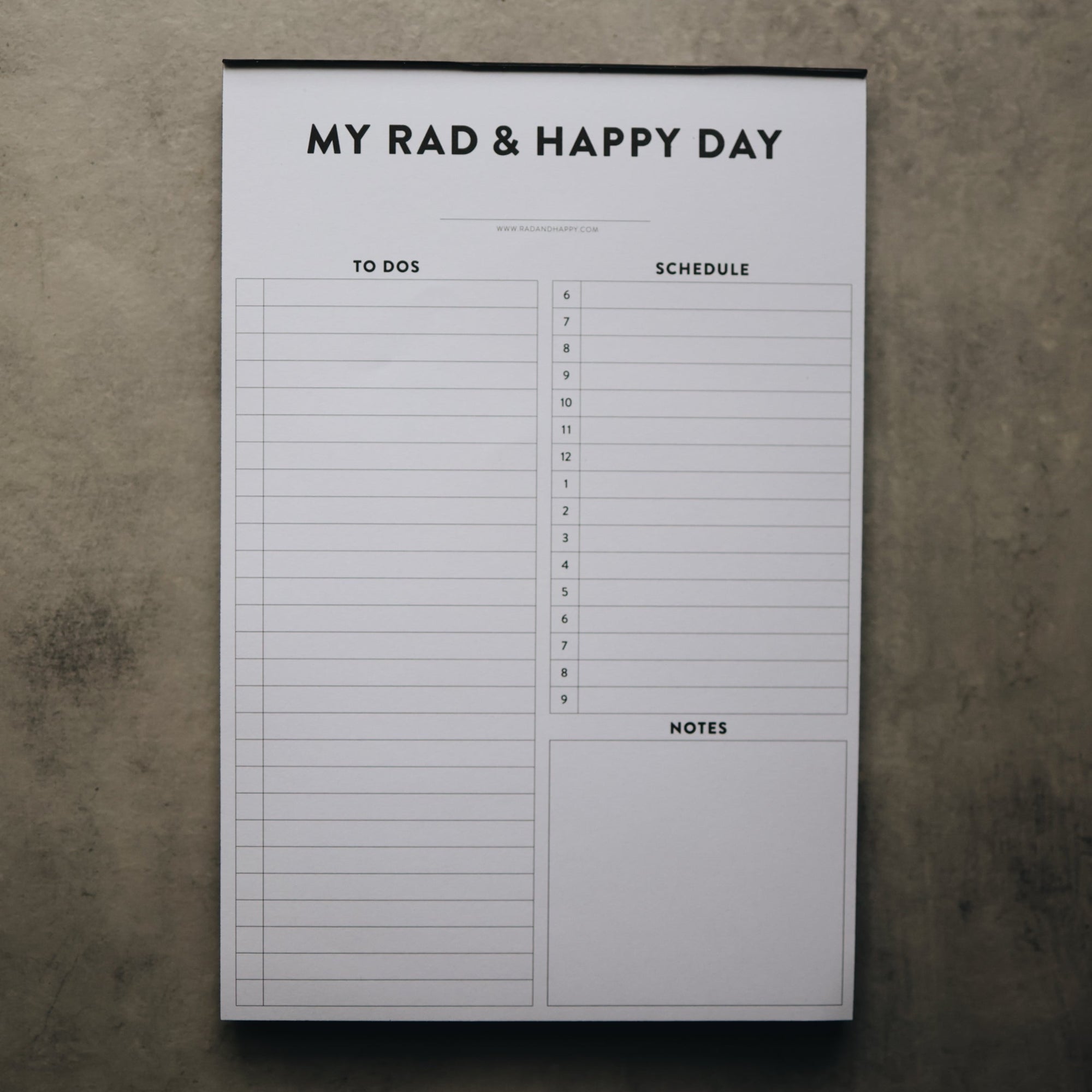Happy Day Notepad