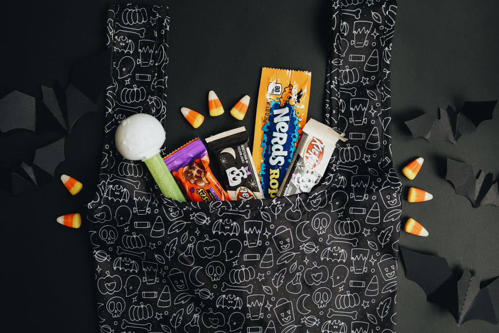 Reusable Trick Or Treat Bag Ghostly Goodies