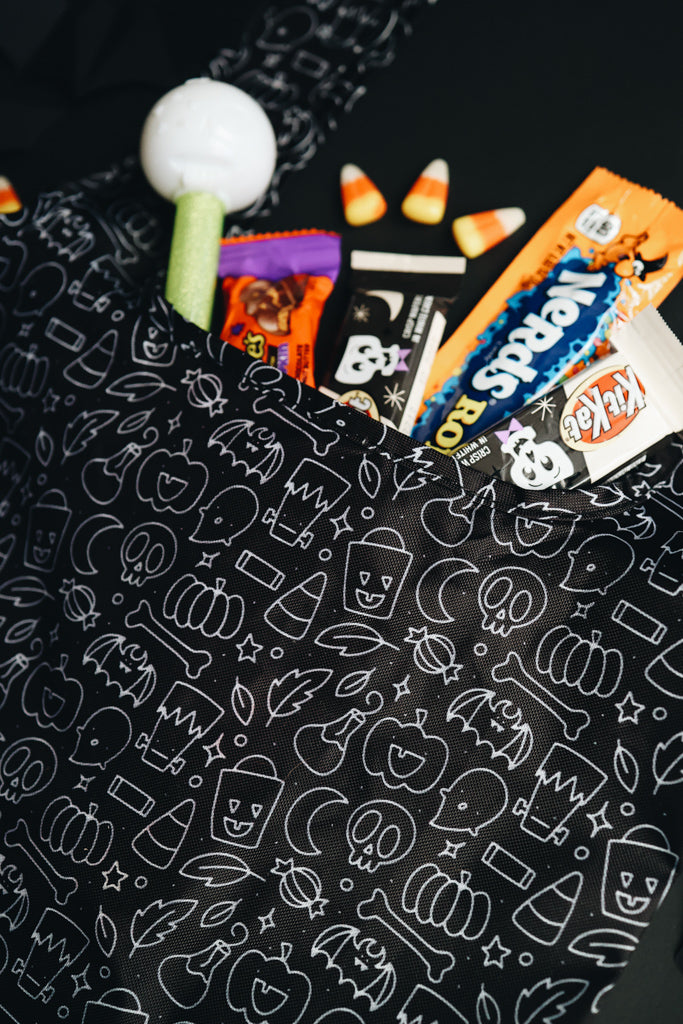 Reusable Trick Or Treat Bag Ghostly Goodies