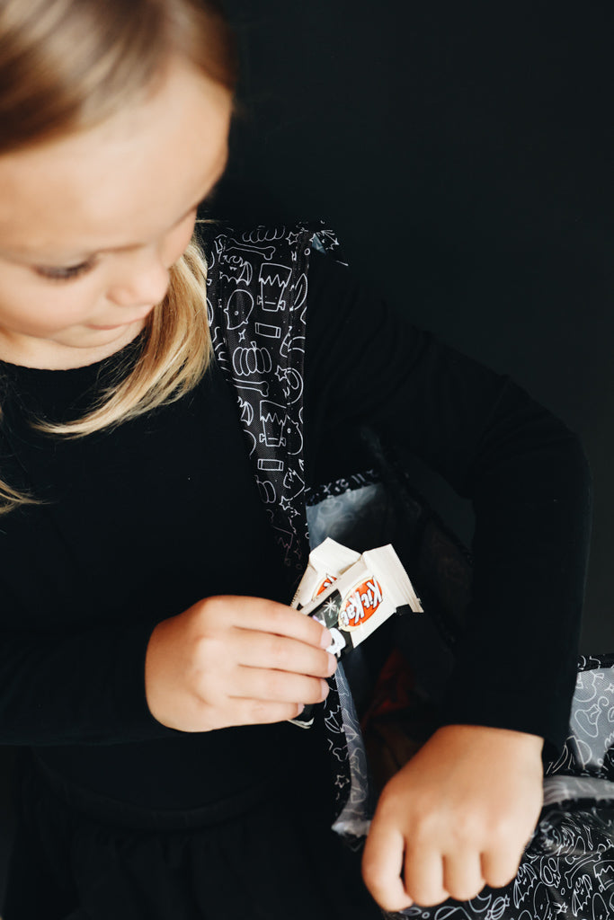 Reusable Trick Or Treat Bag Ghostly Goodies