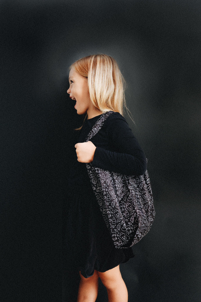 Reusable Trick Or Treat Bag Ghostly Goodies